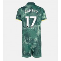 Tottenham Hotspur Cristian Romero #17 Tredje Tröja Barn 2024-25 Kortärmad (+ Korta byxor)